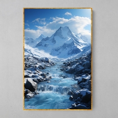 Quadro Decorativo Montanha Nevada - loja online