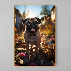 Quadro Decorativo Pug estilo Pixar - loja online