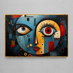 Quadro Decorativo Diferente Olhar estilo Picasso - loja online