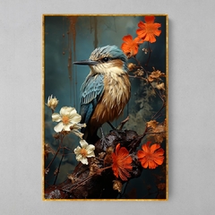 Quadro Decorativo Birds Collage Flowers - loja online