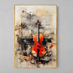 Quadro Decorativo Cello Abstract Art - loja online