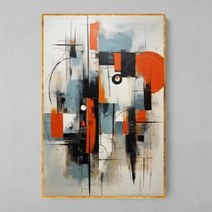 Quadro Decorativo Abstrato Riscado - loja online