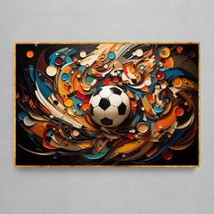 Quadro Decorativo Futebol Art - loja online