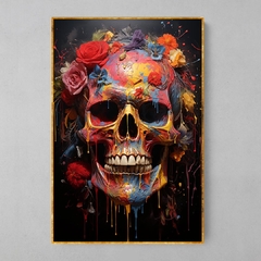 Caveira ao estilo Mr. Brainwash 2 - loja online