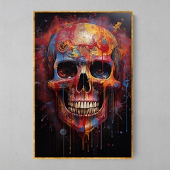 Caveira ao estilo Mr. Brainwash 3 - loja online