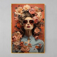 Quadro Decorativo Mulher Moderna Estilosa - loja online