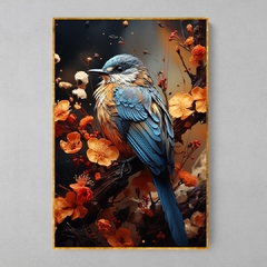 Imagem do Quadro Decorativo O Pequeno Pássaro Azul