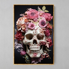 Quadro Skull Roses - loja online