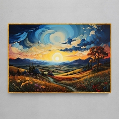 Quadro Decorativo Paisagem - Estilo Van Gogh - loja online