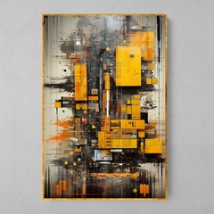 Quadro Decorativo Collage Abstract Yellow Tones - loja online