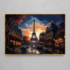 Quadro Decorativo Paris - Estilo Van Gogh - loja online