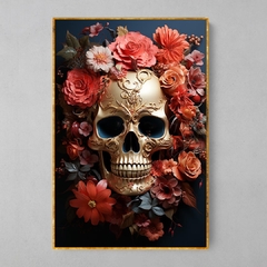 Quadro Skull Flowers - loja online