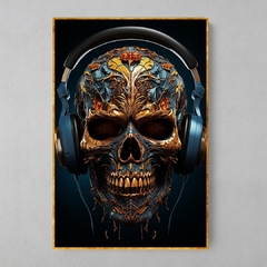 Quadro Music Skull - loja online