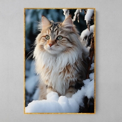 Quadro Decorativo Gato do Alaska