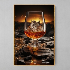 Quadro Decorativo Whisky - Ellquadros 