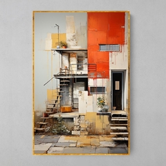 Casa inacabada - estilo Robert Rauschenberg - loja online