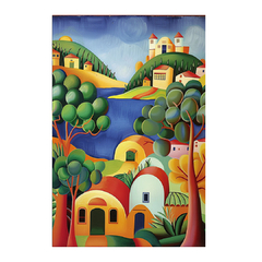 QUADRO DECORATIVO LAGO TARSILA DO AMARAL - Ellquadros 