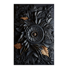 Quadro Decorativo Floral Symbol