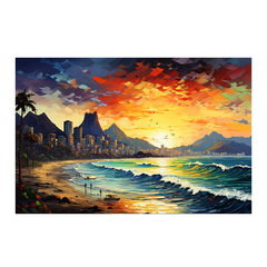 Quadro Decorativo Rio de Janeiro Waves na internet