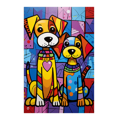 Quadro Decorativo Dogs Romero iBritto