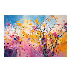 Quadro Decorativo Ink Flowers