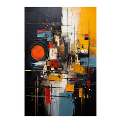 Quadro Decorativo Abstrato Collor