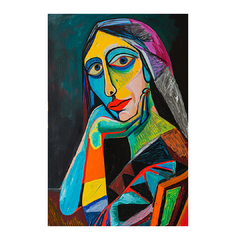 Quadro Decorativo Monalisa Picasso