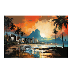 Quadro Decorativo Rio de Janeiro Pintura na internet