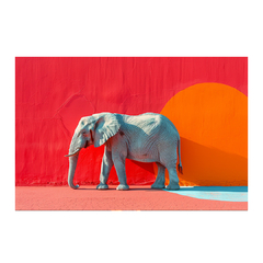 Quadro Decorativo Elephant Art