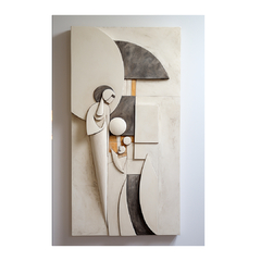 Quadro Decorativo Abstract Plaster