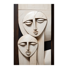 Quadro Decorativo Plaster Face