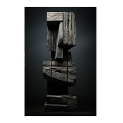 Quadro Decorativo Escultura Equilibrium