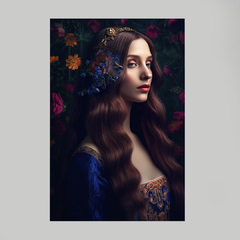 Imagem do Quadro Long Hair Flower