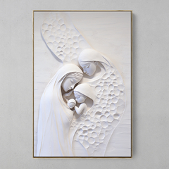 Quadro Decorativo People Plaster Art - loja online