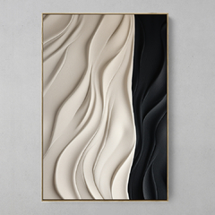 Quadro Decorativo White Black Plaster na internet