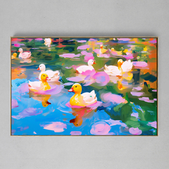 Quadro Decorativo Patos - Ellquadros 