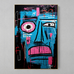 Quadro Decorativo Cara Basquiat na internet