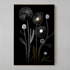 Quadro Decorativo Flor de Linha - Ellquadros 