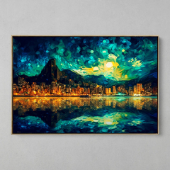 Quadrinho Decorativo Rio de Janeiro Noite Estrelada na internet