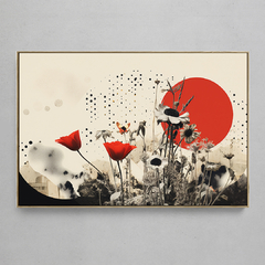 Quadro Decorativo Red Ball Collage na internet