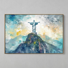 Quadrinho Decorativo Cristo Redentor RJ Picasso na internet