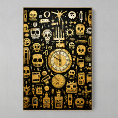 Quadro Decorativo Symbols Blackyellow na internet