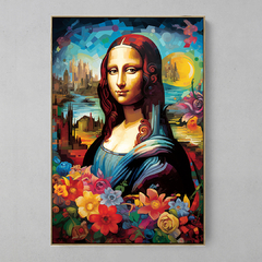 Quadro Decorativo Monalisa Pollock na internet