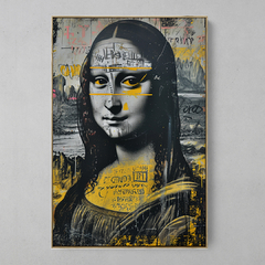 Quadro Decorativo Monalisa Yellow na internet