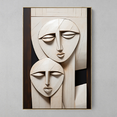 Quadro Decorativo Plaster Face na internet