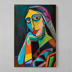 Quadro Decorativo Monalisa Picasso na internet