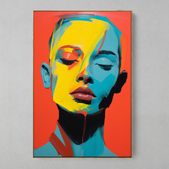 Quadro Decorativo Painted Face na internet