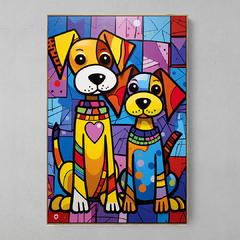 Quadro Decorativo Dogs Romero iBritto na internet