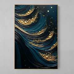 Quadro Decorativo Plaster Drops of Gold na internet