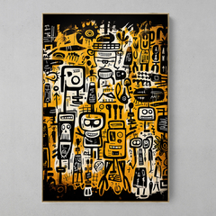 Quadro Decorativo Graffiti Symbols na internet